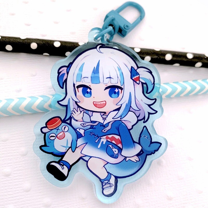 Porte-clés / Keychain - Gura (Hololive)
