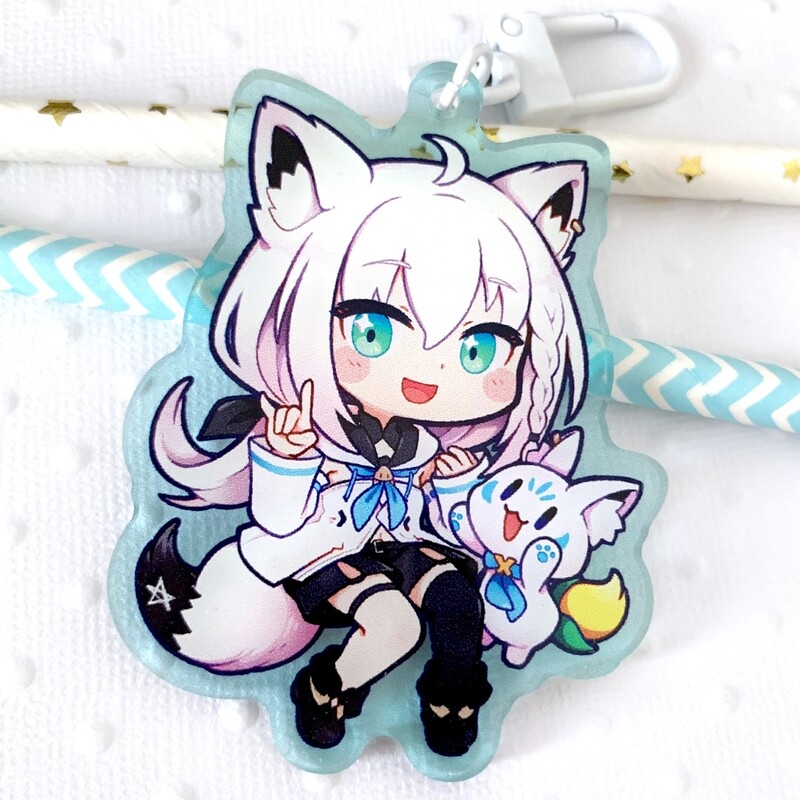 Porte-clés / Keychain - Fubuki (Hololive)