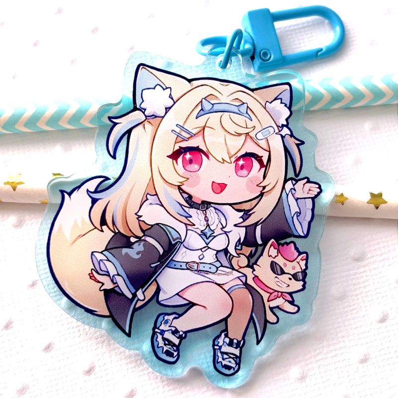 Porte-clés / Keychain - Fuwawa (Hololive)