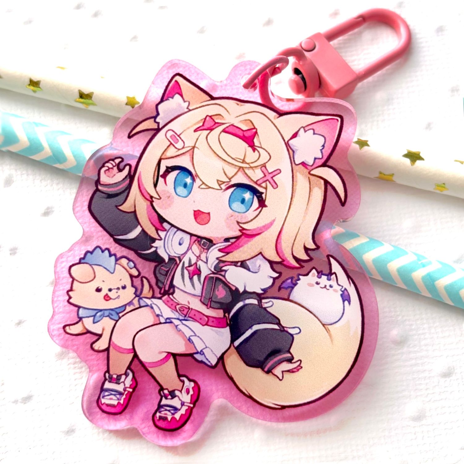 Porte-clés / Keychain - Mococo (Hololive)