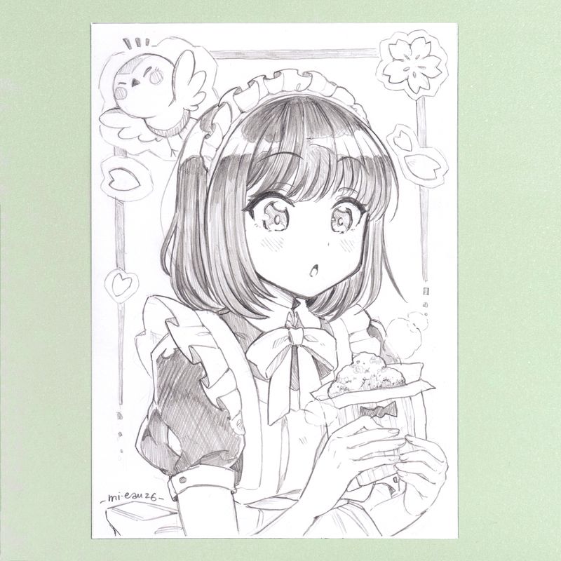 Dessin croquis original Suzume / Original art sketch Suzume