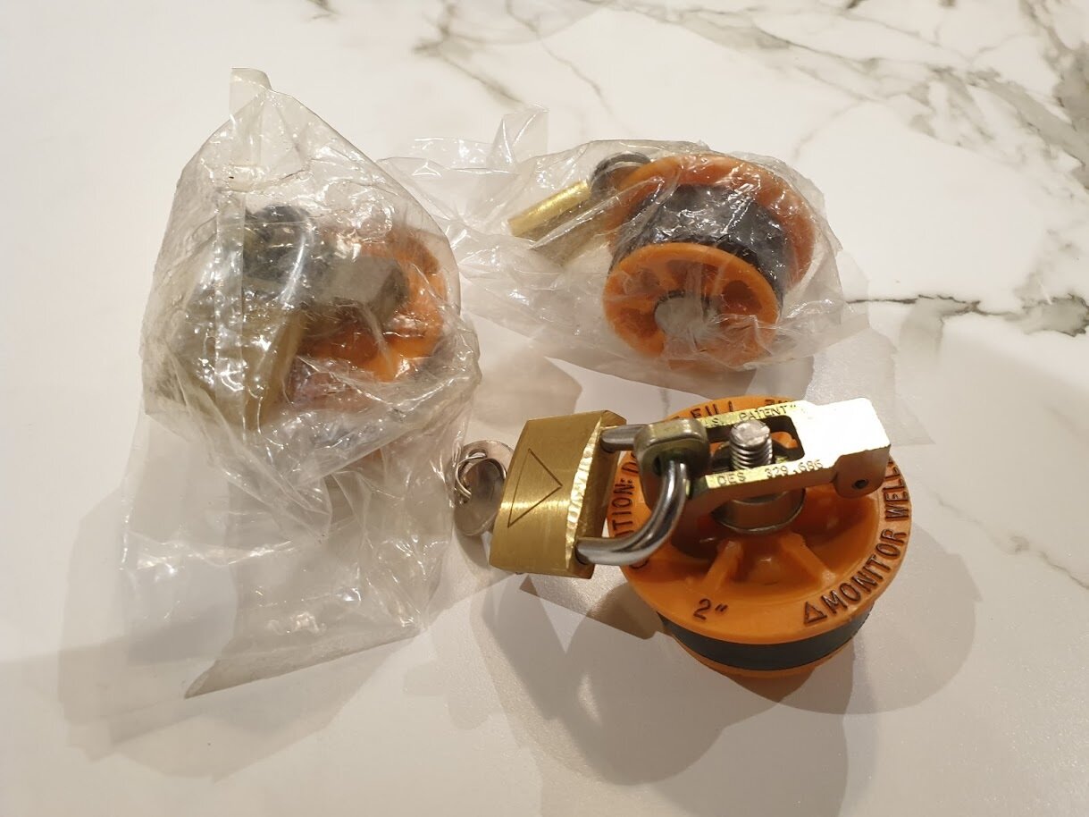 Sealable Lockable Well Caps