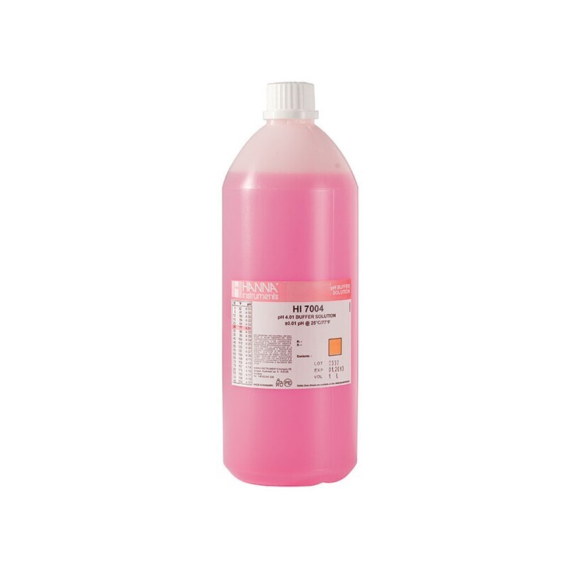 Buffer Solution pH 4.00  - 1 Litre - Hanna Instruments