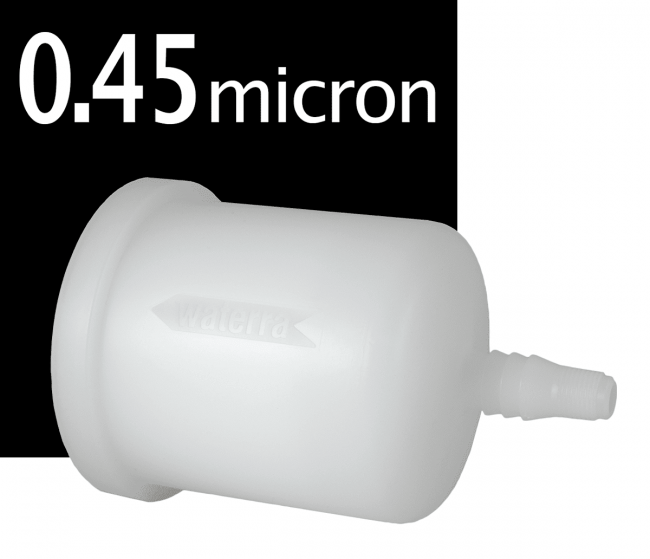 Waterra 0.45 Micron (FHT &amp; FMT) ® High Capacity - 600cm² .45 micron in-line filter