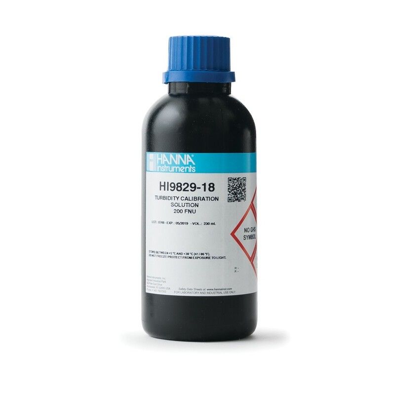 Turbidity Calibration Solution 200 FNU  - Hanna Instruments - (230 ml bottle)