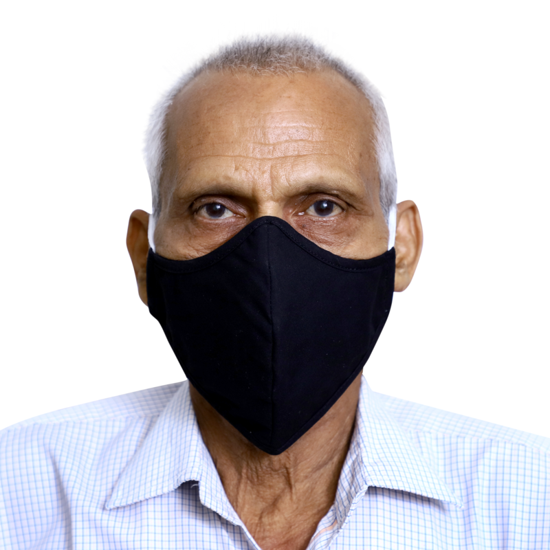 Cotton Face Mask (Black)
