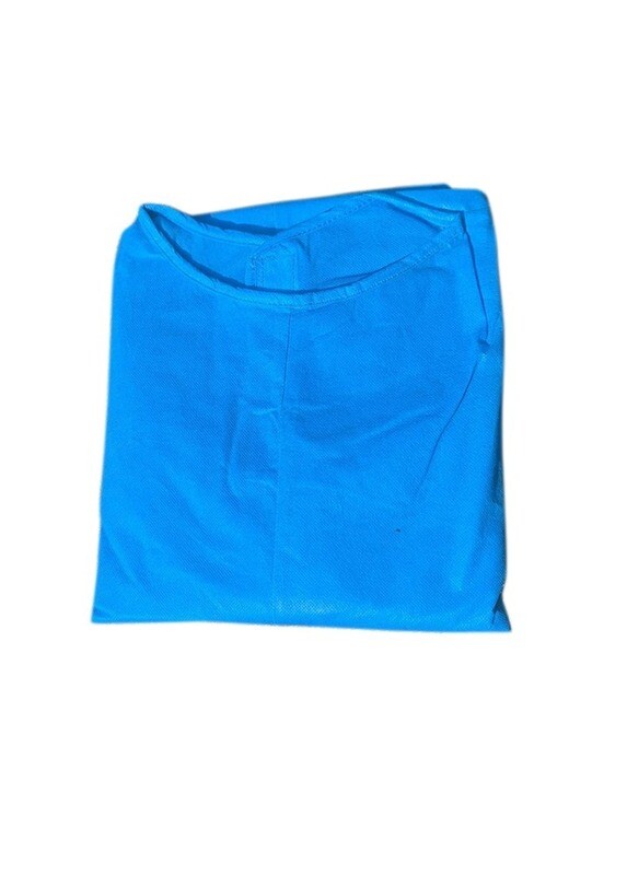 Blue Disposable Gown