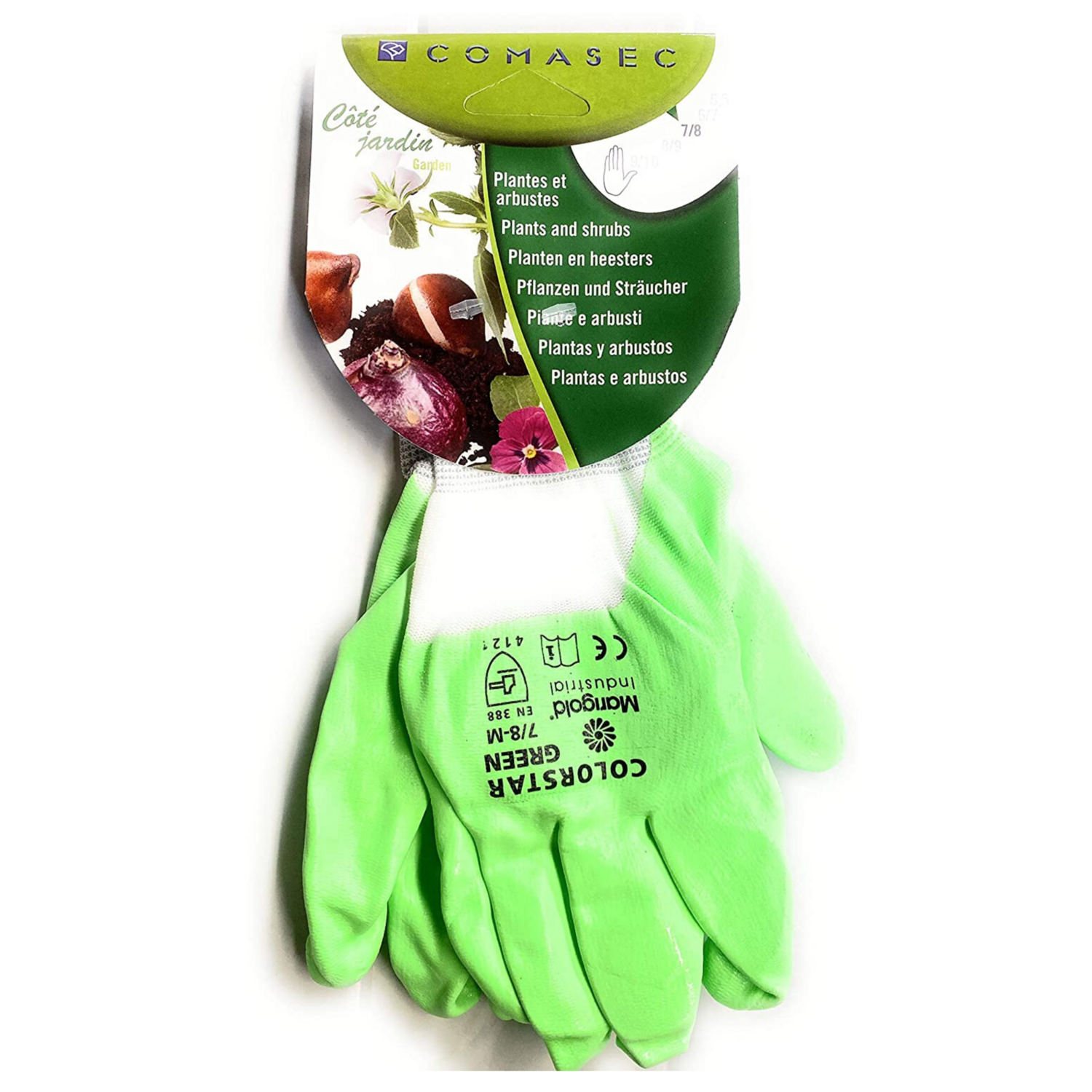 Lot de 5 paires de gants spécial jardin - COMASEC