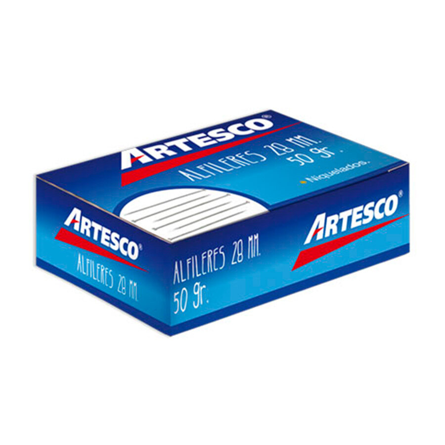 ALFILERES ARTESCO 28MM CJAX50 GR ALFILERES ARTESCO 28MM CJAX50 GR