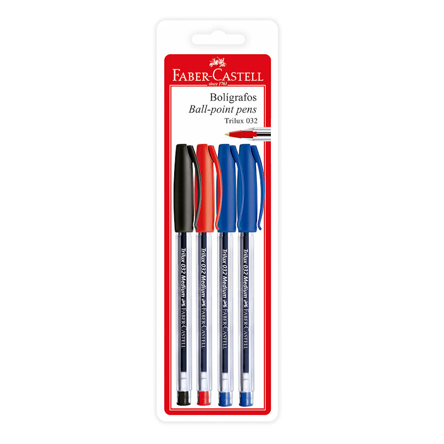 BLISTER BOLIGRAFO TRILUX 032 BLTX4 (2AZUL+1ROJO+1NEGRO) BLISTER BOLIGRAFO TRILUX 032 BLTX4 (2AZUL+1ROJO+1NEGRO)