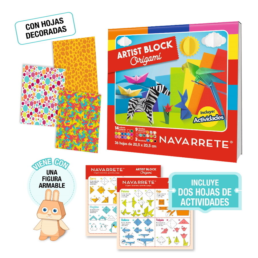 BLOCK ORIGAMI 36 HOJAS BLOCK ORIGAMI 36 HOJAS