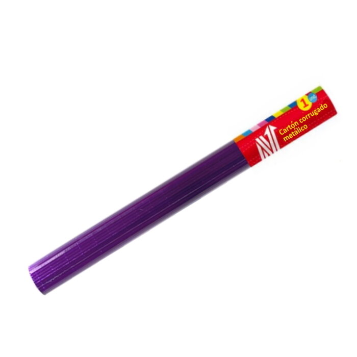 CARTÓN CORRUGADO METÁLICO MORADO X 1 PLIEGO CARTÓN CORRUGADO METÁLICO MORADO X 1 PLIEGO