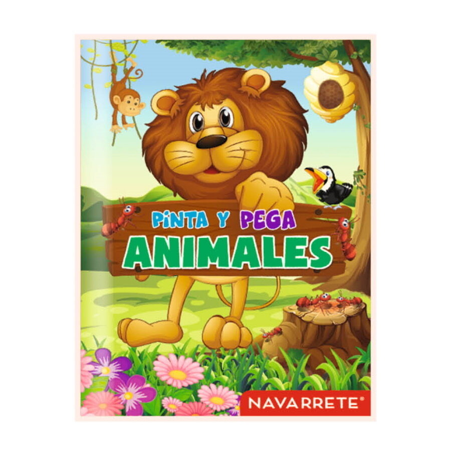 COLECCIÓN PINTA Y PEGA - ANIMALES COLECCIÓN PINTA Y PEGA - ANIMALES