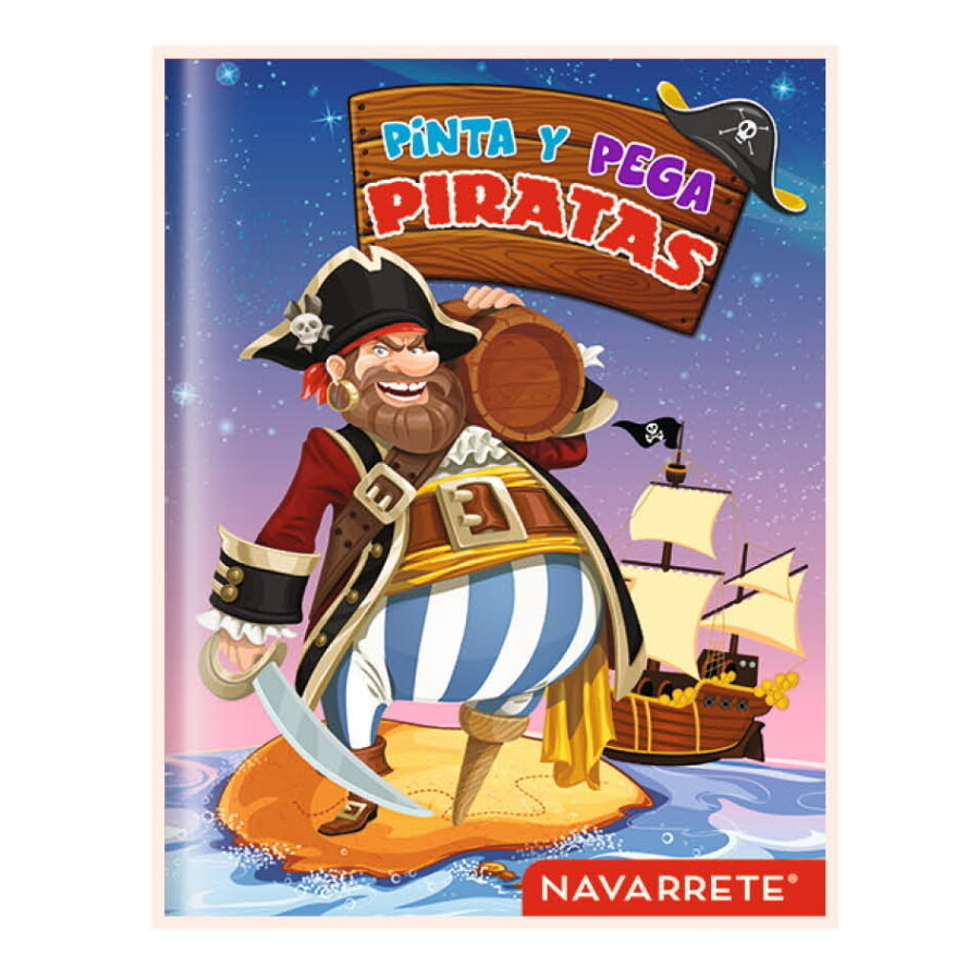 COLECCIÓN PINTA Y PEGA - PIRATAS COLECCIÓN PINTA Y PEGA - PIRATAS