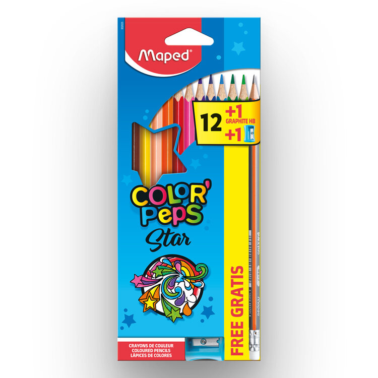 COLORES COLOR PEPS X12+1LAP.+1TAJADOR COLORES COLOR PEPS X12+1LAP.+1TAJADOR
