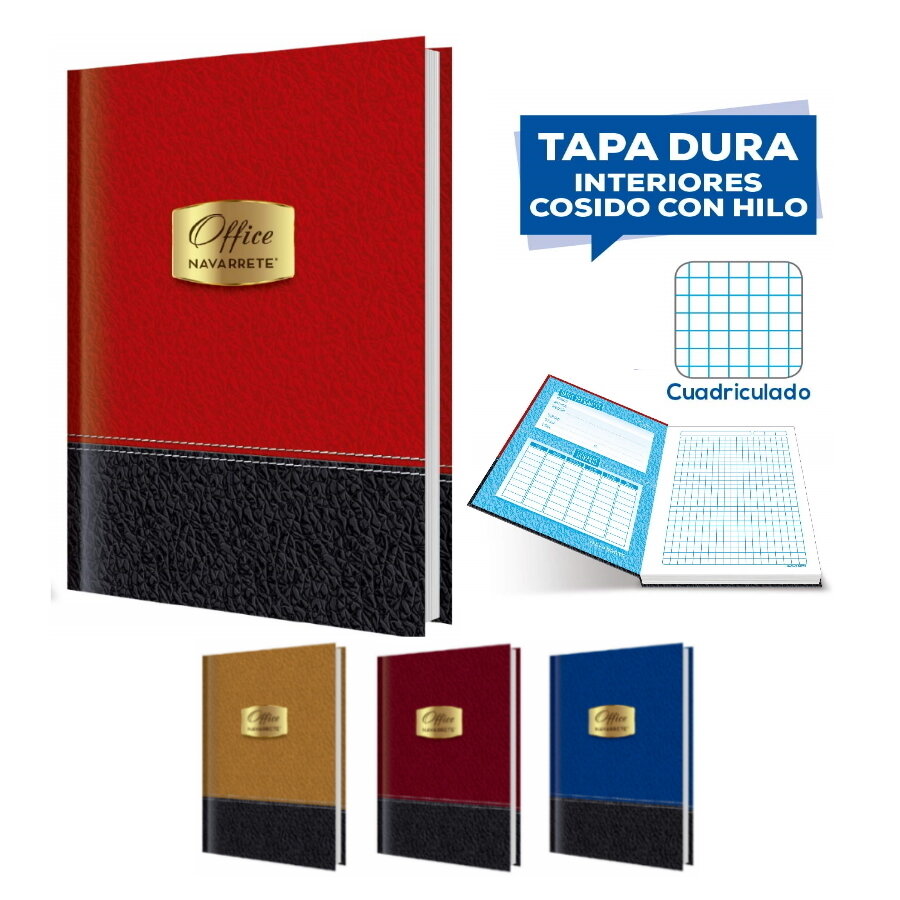 CUADERNO EMPASTADO OFFICE A5 176 HJS CUADRICULADO CUADERNO EMPASTADO OFFICE A5 176 HJS CUADRICULADO