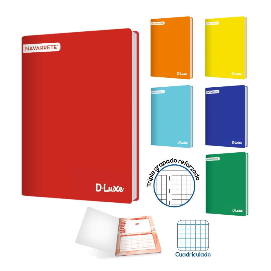 CUADERNO GRAPADO A4 D-LUXE 72 HJS CUADRICULADO CUADERNO GRAPADO A4 D-LUXE 72 HJS CUADRICULADO