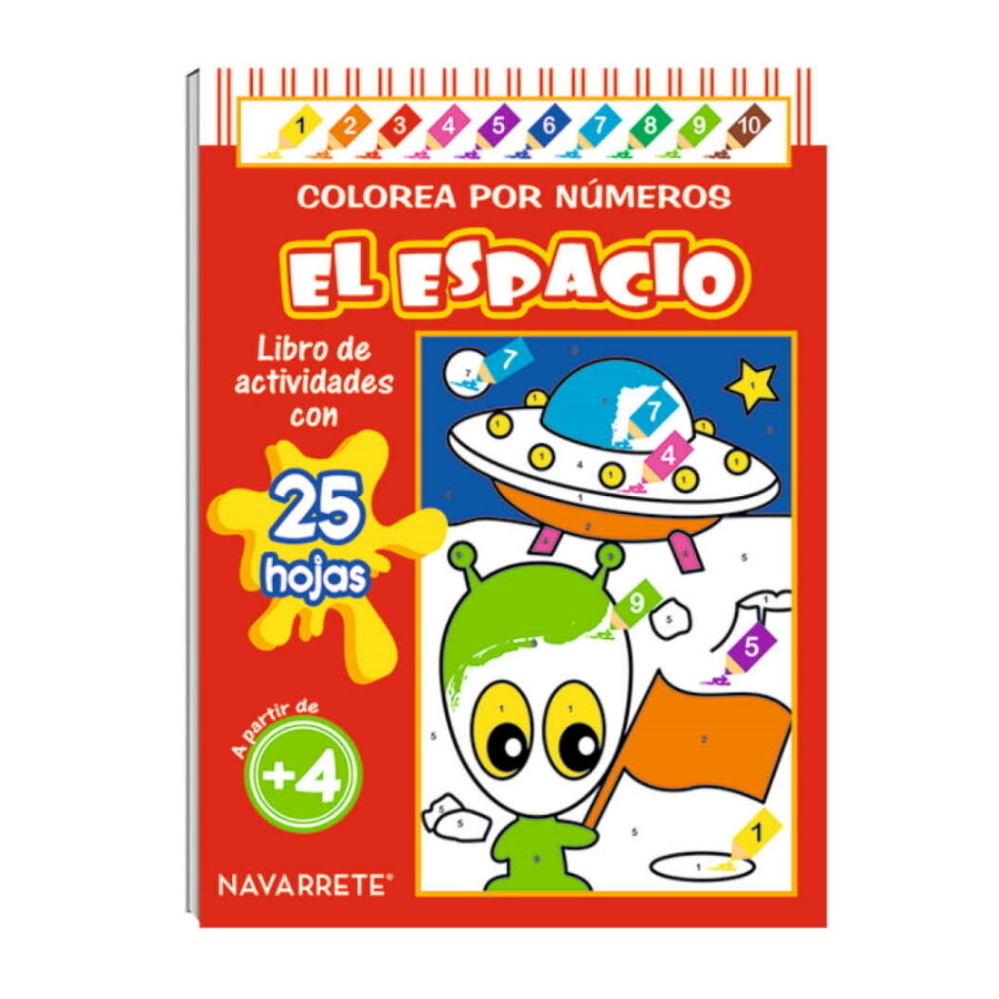 COLECCIÓN COLOREA POR NÚMERO - EL ESPACIO COLECCIÓN COLOREA POR NÚMERO - EL ESPACIO