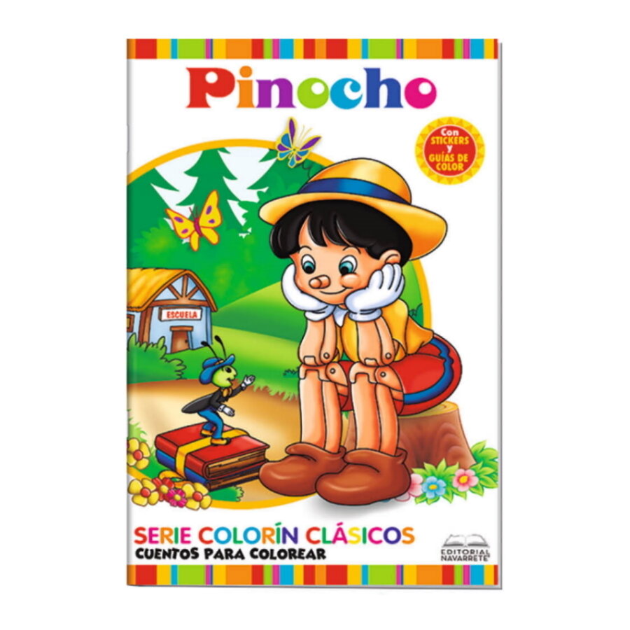 CUENTO COLORÍN A4 - PINOCHO CUENTO COLORÍN A4 - PINOCHO