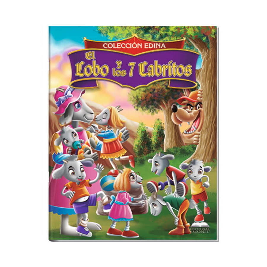 CUENTO EDINA - EL LOBO Y LOS 7 CABRITOS CUENTO EDINA - EL LOBO Y LOS 7 CABRITOS