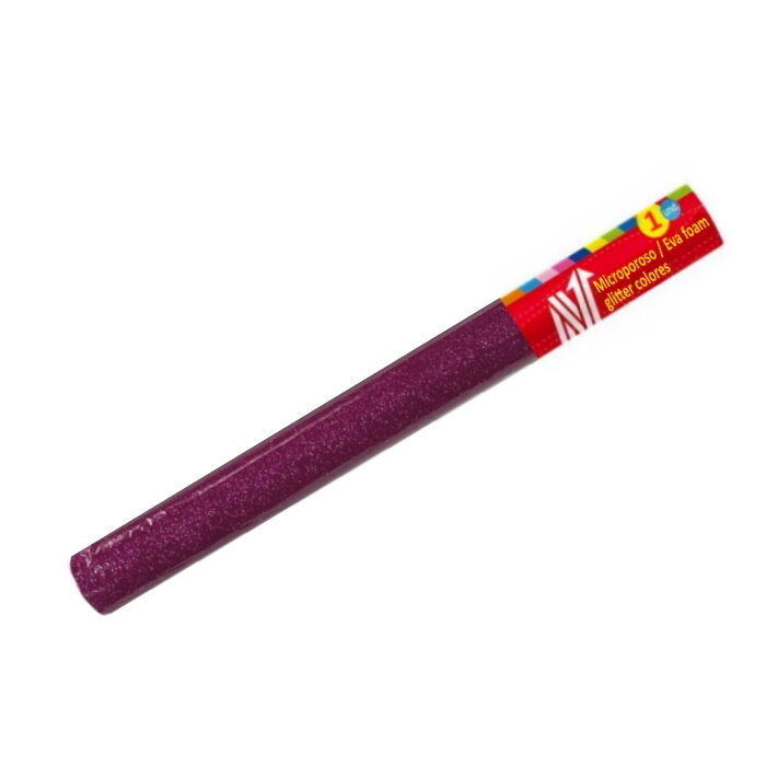 MICROPOROSO/ EVA FOAM GLITTER FUCSIA 50X70 CM X 1 PLIEGO MICROPOROSO/ EVA FOAM GLITTER FUCSIA 50X70 CM X 1 PLIEGO