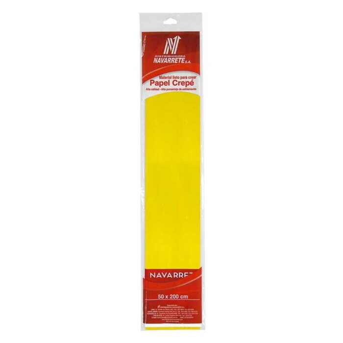 PAPEL CREPE COLOR AMARILLO X 1 PLIEGO PAPEL CREPE COLOR AMARILLO X 1 PLIEGO