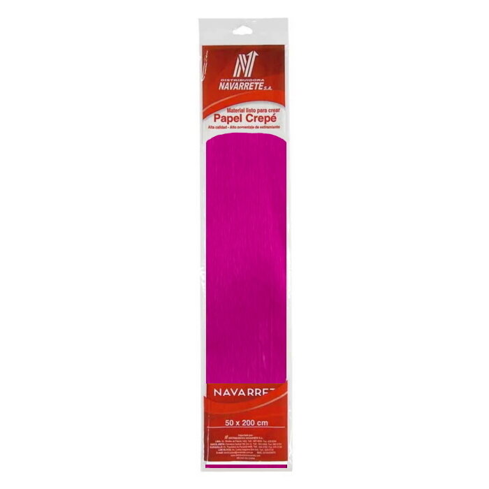 PAPEL CREPE COLOR FUCSIA X 1 PLIEGO PAPEL CREPE COLOR FUCSIA X 1 PLIEGO