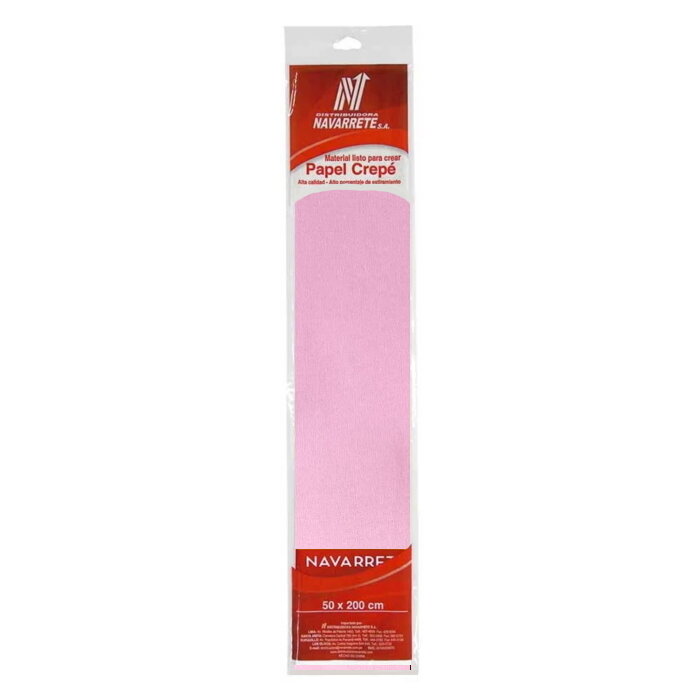 PAPEL CREPE COLOR ROSA PASTEL X 1 PLIEGO PAPEL CREPE COLOR ROSA PASTEL X 1 PLIEGO
