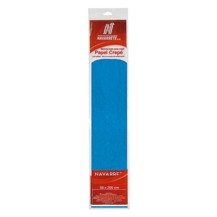 PAPEL CREPE COLOR TURQUESA X 1 PLIEGO PAPEL CREPE COLOR TURQUESA X 1 PLIEGO