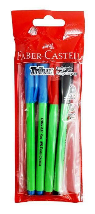 BLISTER BOLIGRAFO TRILUX 031 BLTX4 (2AZUL +1ROJO +1NEGRO) BLISTER BOLIGRAFO TRILUX 031 BLTX4 (2AZUL +1ROJO +1NEGRO)