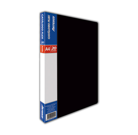 CATALOGO A4 FLEX X 20 FUNDAS NEGRO CATALOGO A4 FLEX X 20 FUNDAS NEGRO