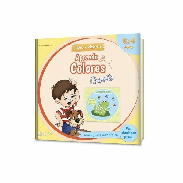 LIBRO PIZARRA APRENDO COLORES 3 Y 4 AÑOS LIBRO PIZARRA APRENDO COLORES 3 Y 4 AÑOS