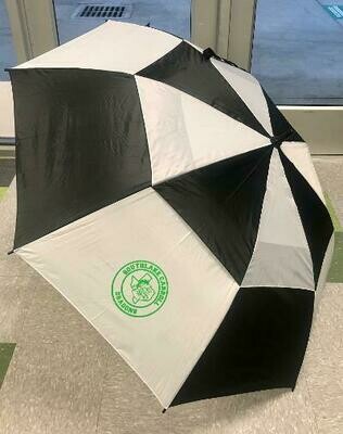 Blk/Wht Golf Umbrella