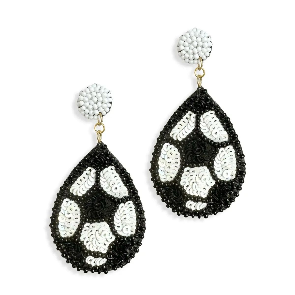 Eat Sleep Soccer Earrings