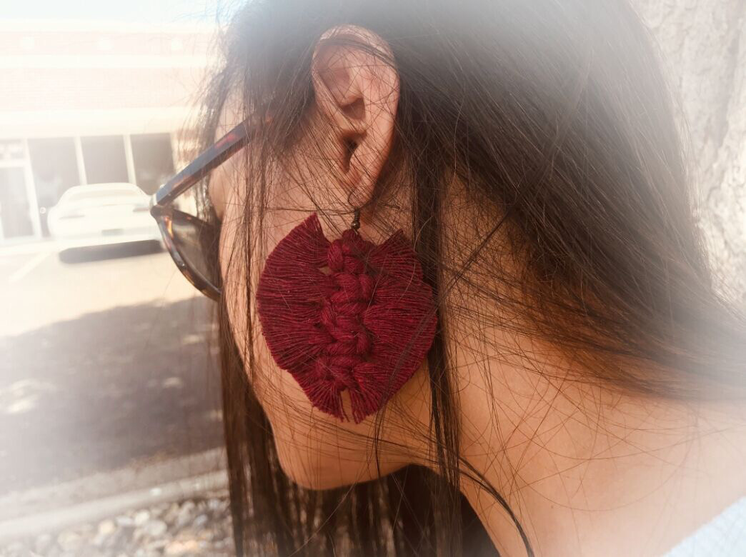Color Feather Earrings