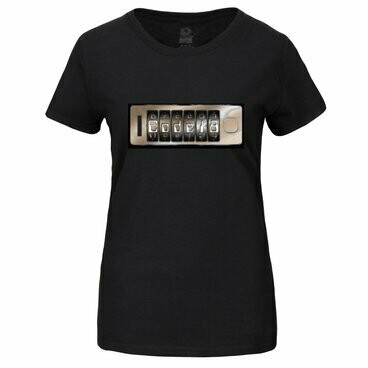 T-Shirt -  Black - Women - Original Code 18 logo