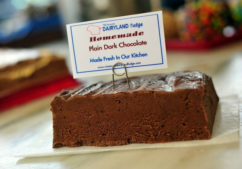 Plain Dark Chocolate Fudge 1# Box