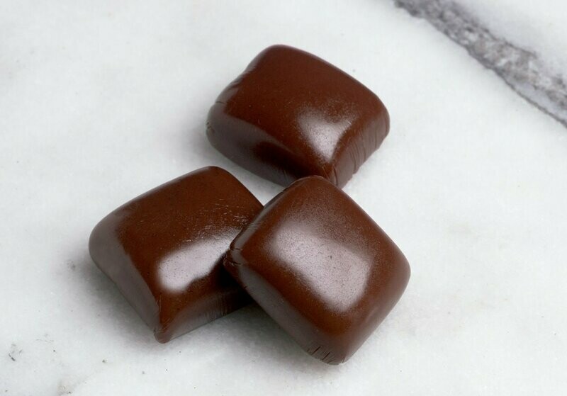 Chocolate Covered Caramels 1# Package