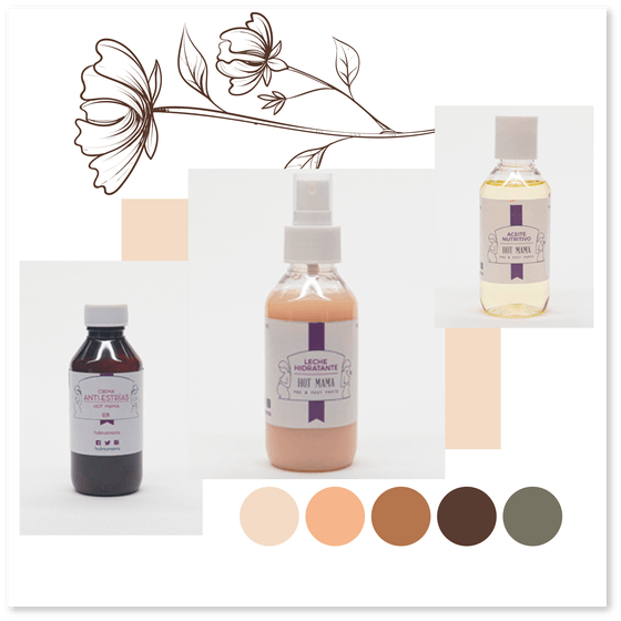 Kit anti estrías (leche hidratante, aceite nutritivo y crema anti estrías)