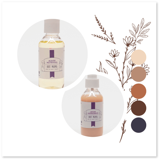 Kit hidratante  (leche hidratante y aceite nutritivo)