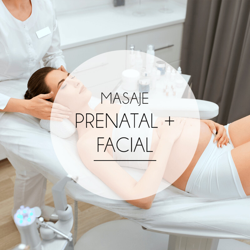 Masaje prenatal + facial
