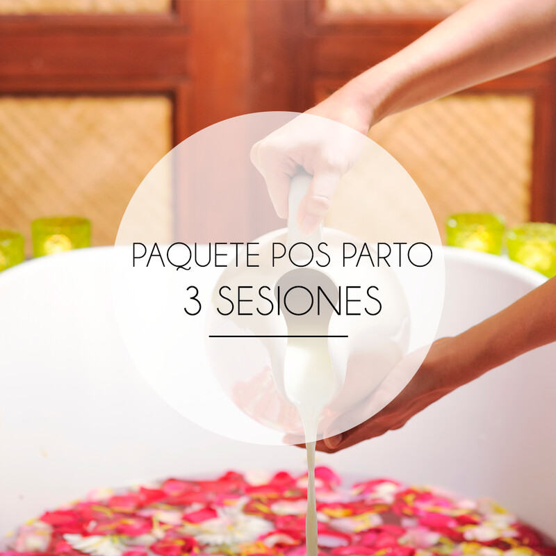 Paquete pos parto 3 sesiones Paquete pos parto 3 sesiones