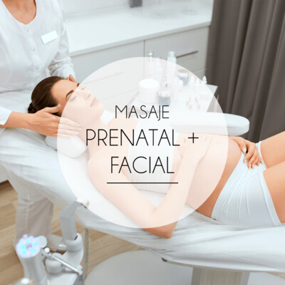 Masaje prenatal + facial