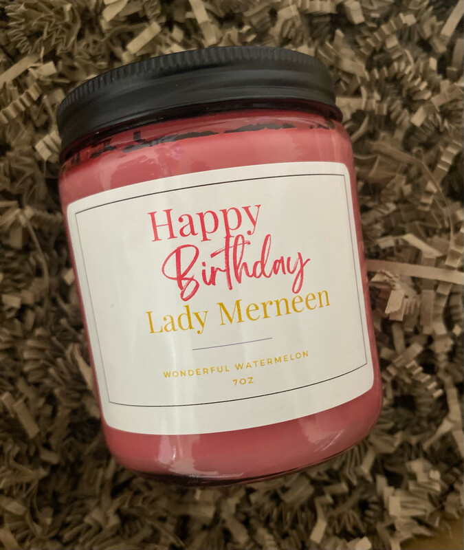 Customized Birthday Candle
