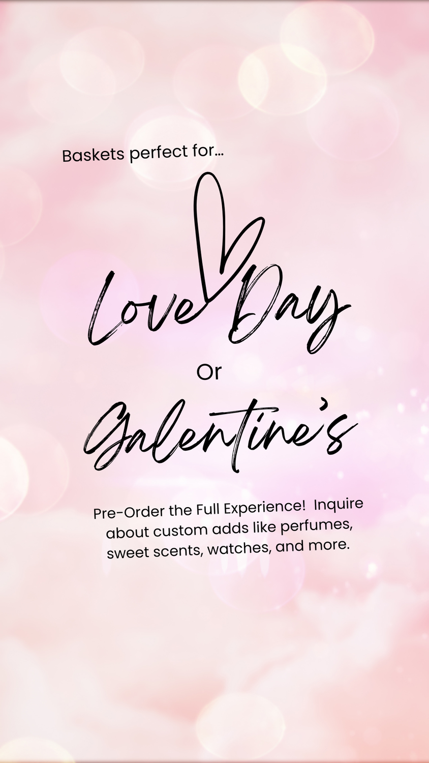 Deluxe Love Day Baskets with Gift Card Option