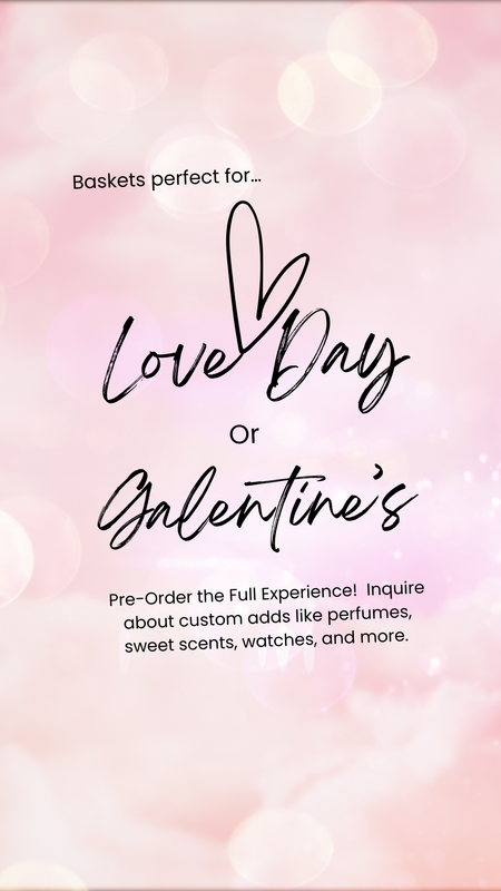 Deluxe Love Day Baskets with Gift Card Option