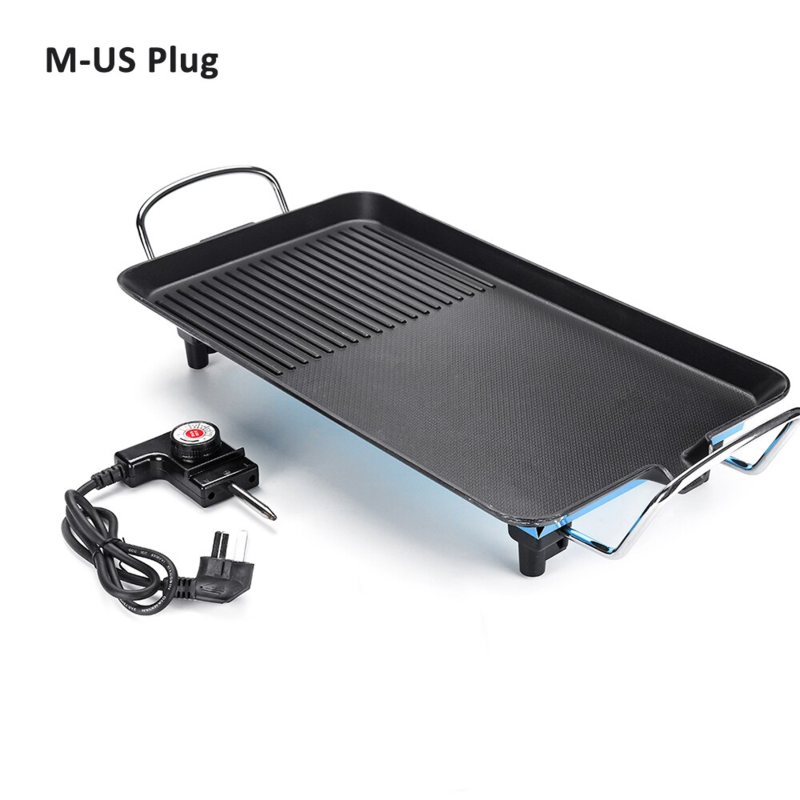 1500W Household Electric  Oven Smokeless Nonstick Barbecue Griddle