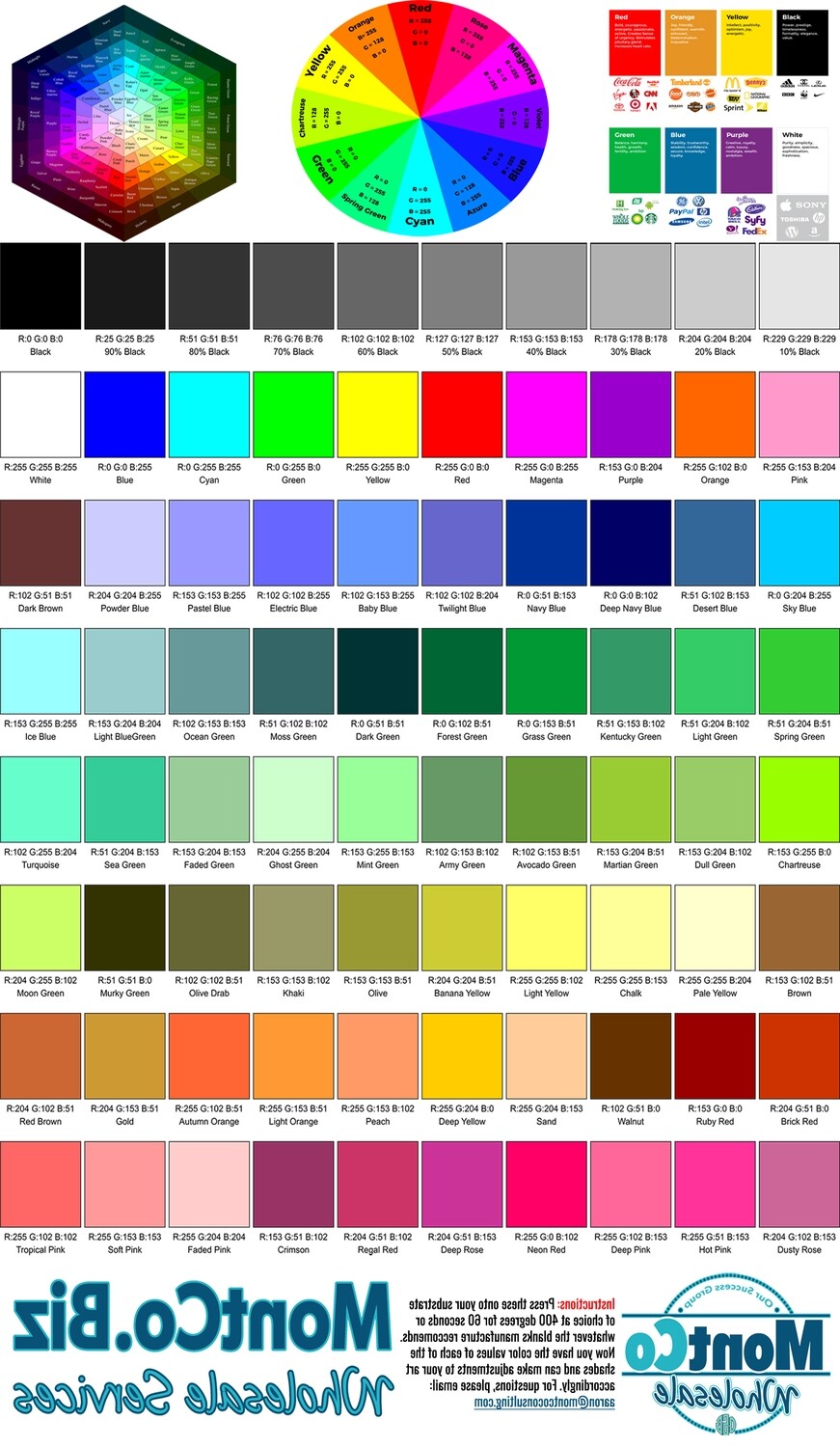 Sublimation Color Chart Ubicaciondepersonas cdmx gob mx
