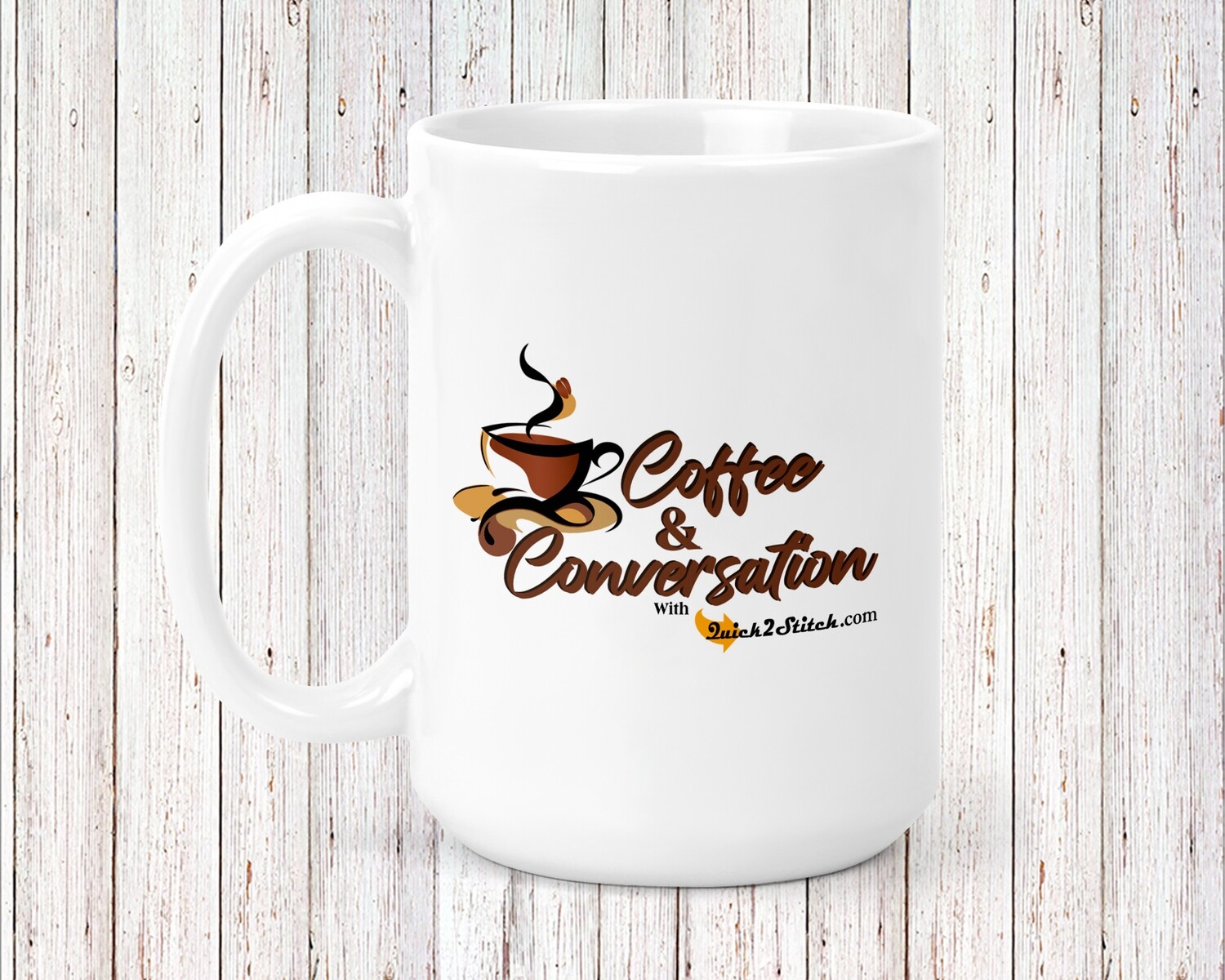 15 oz. Grande Coffee and Conversation Coffee Cup