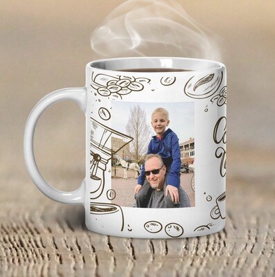 11 oz. AAA Dishwasher Safe Personalized Coffee Cup